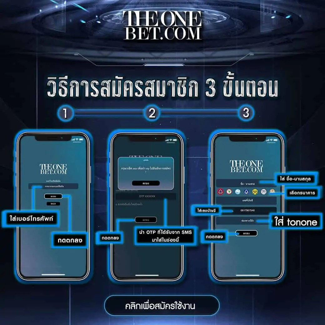 สมัคร theonebet